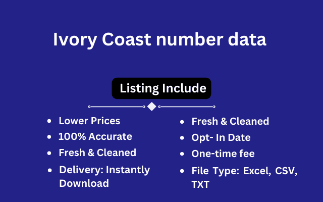 Ivory Coast number data