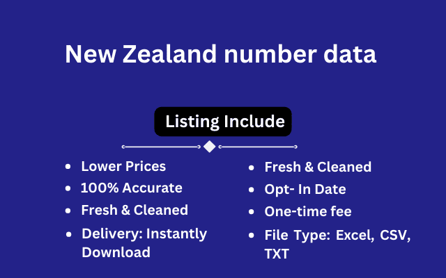 New Zealand number data