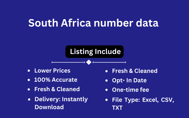 South Africa number data
