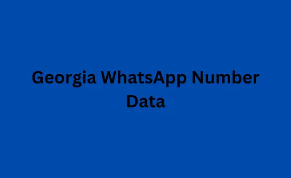 Georgia WhatsApp number data