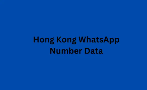 Hong Kong WhatsApp number data
