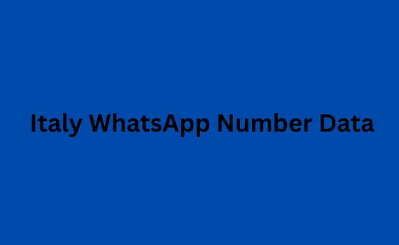Italy WhatsApp number data